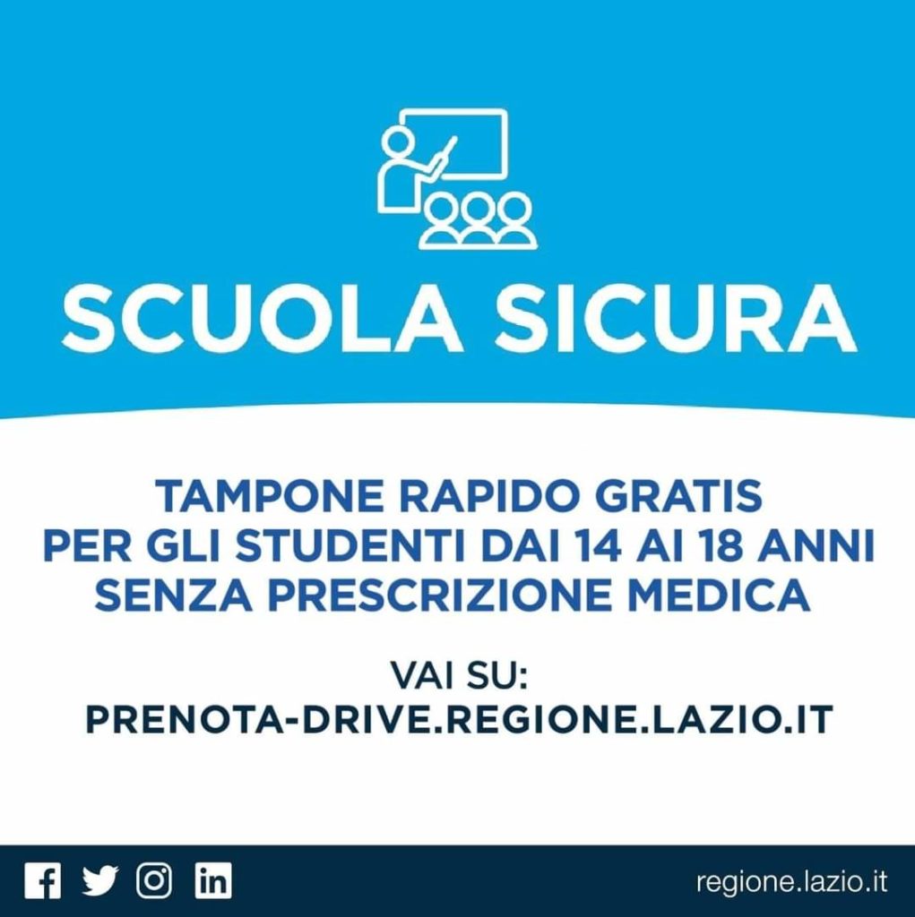 Tampone senza certificato per 14-18enni